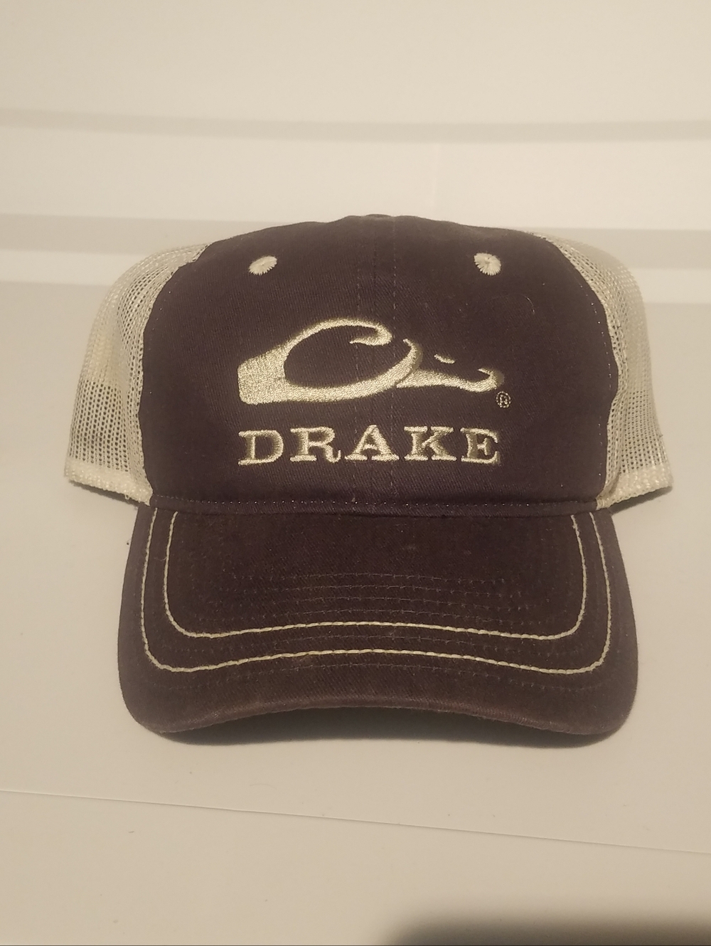 Men Drake Blue Gray Mesh Cap Adjustable